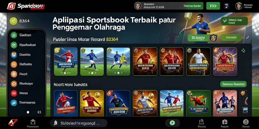 Screenshot utama 8364 menampilkan pengalaman taruhan olahraga yang mendebarkan.
