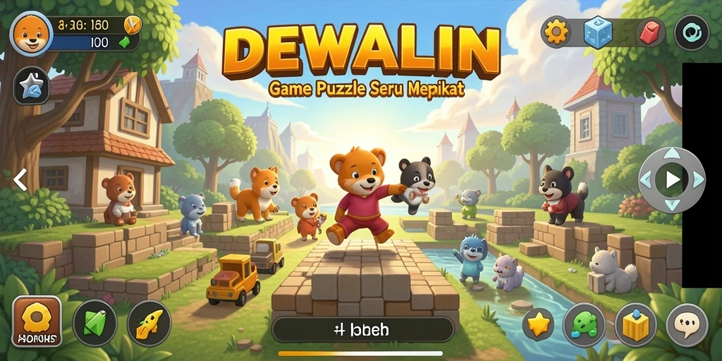 Tampilan menarik dari gameplay DEWALIN yang penuh tantangan.