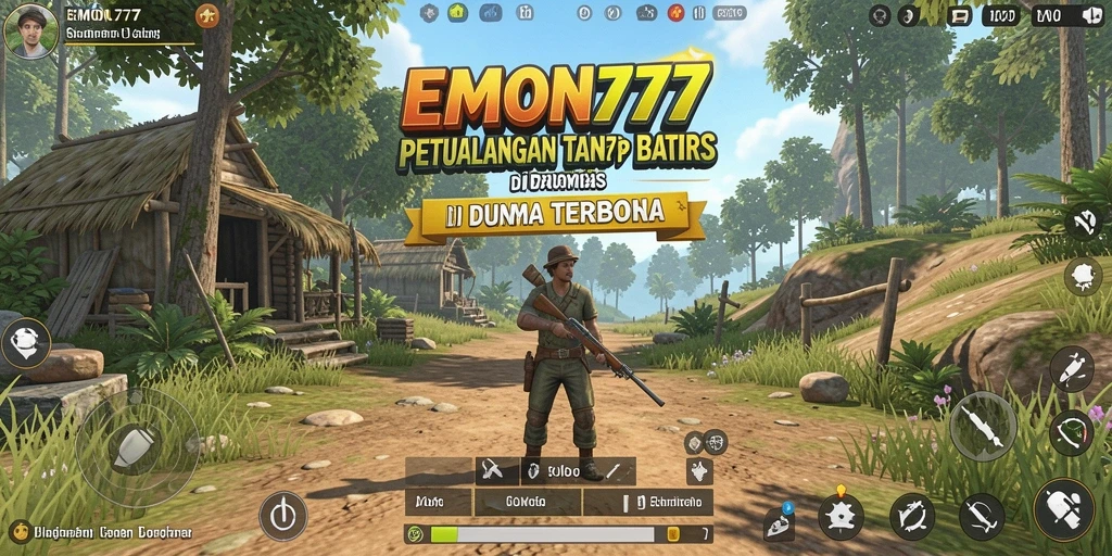Screenshot gameplay EMON777 yang menampilkan dunia luas dan petualangan seru.