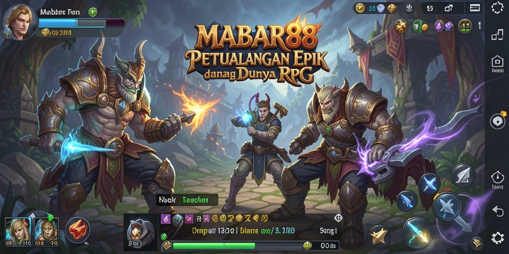 Gameplay petualangan RPG yang menakjubkan di MABAR88.