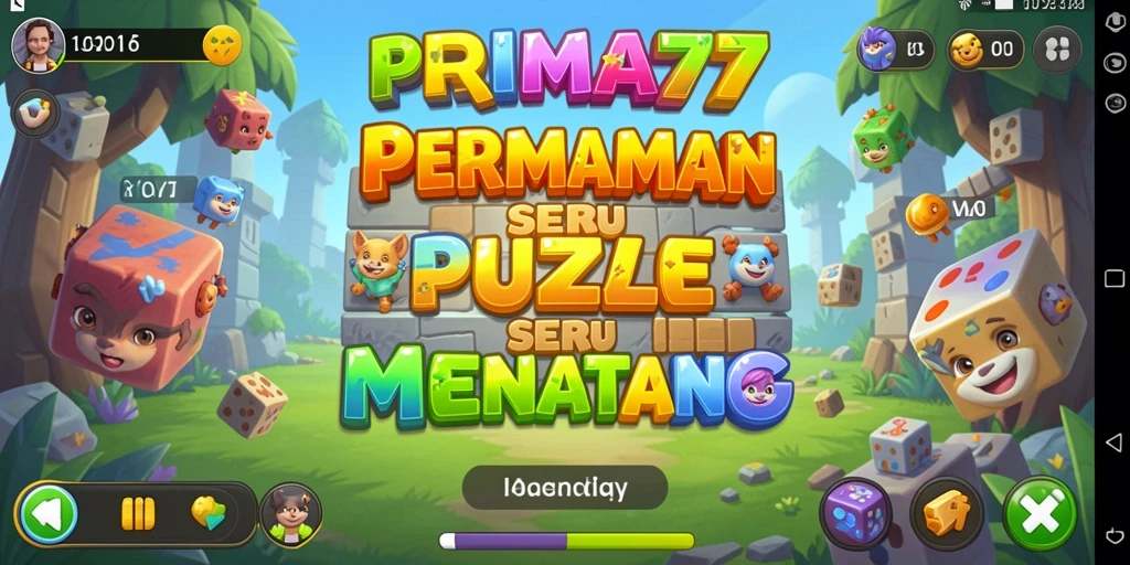 Tampilan gameplay seru dan menantang di PRIMA77.