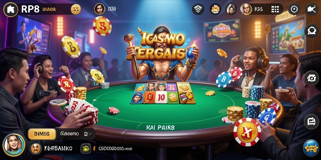 Tampilan menarik dan gameplay seru di RP8 menawarkan pengalaman kasino sejati.