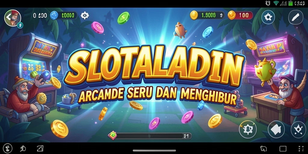 Tampilan gameplay SLOTALADIN yang penuh aksi dan tantangan.
