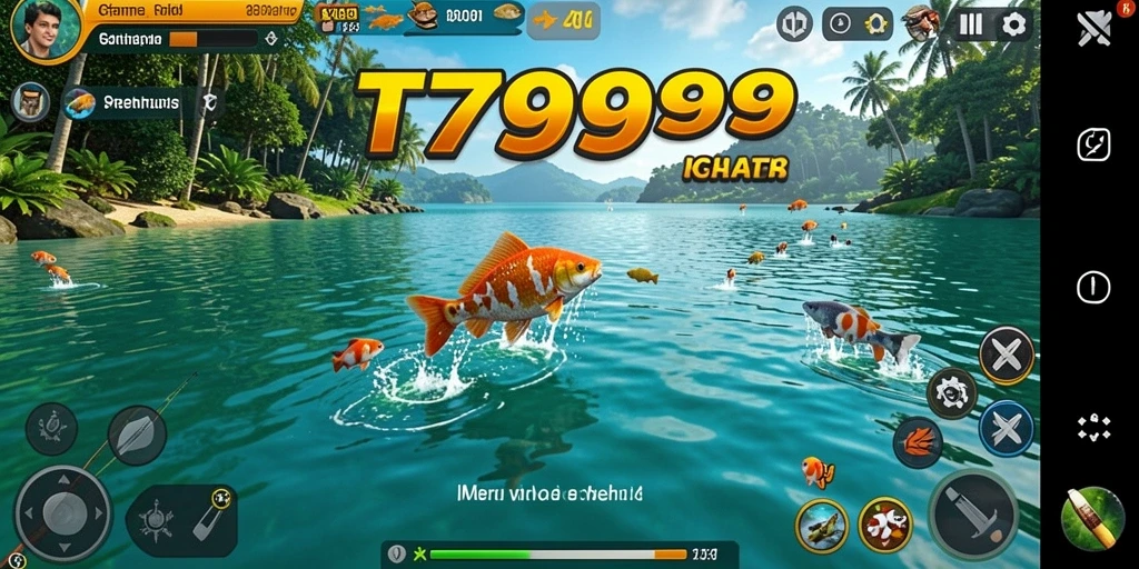 Tampilan menarik saat menangkap ikan di T9999.