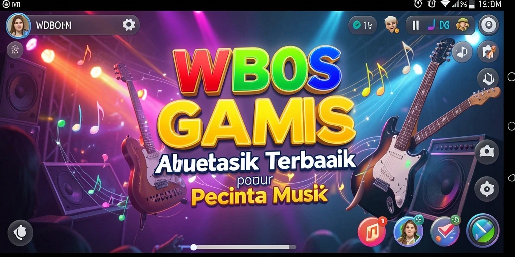 Tangkapan layar utama WDBOS menunjukkan pengguna yang sedang menikmati karaoke.