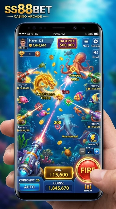 Tampilan antarmuka pengguna aplikasi ss88bet yang intuitif.